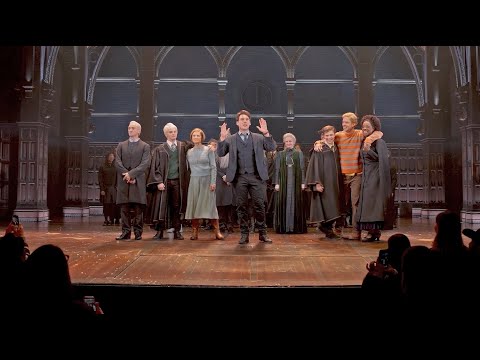 Tom Felton &amp; the Year 7 Broadway Cast of Harry Potter and the Cursed Child First Performance Bows