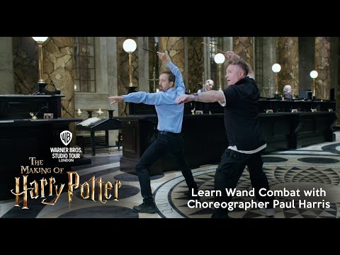 Learn Wand Choreography with Paul Harris | Warner Bros. Studio Tour London