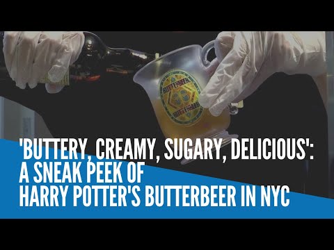 &#039;Buttery, creamy, sugary, delicious&#039;: a sneak peek of Harry Potter&#039;s butterbeer in NYC
