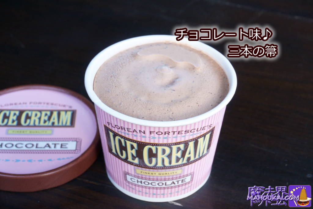 アイスクリーム（チョコレート味）三本の箒 「ハリー・ポッター エリア」　ユニバ