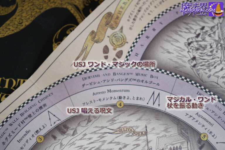 Wand Magic 4 * Dervish and Bangs Music Box (Wand Magic) Spell Arrest Momentum 3. Wand Magic Map Location List! Magic Wand Magical Wand Experience Spot Introduction (USJ Harry Potter Area)