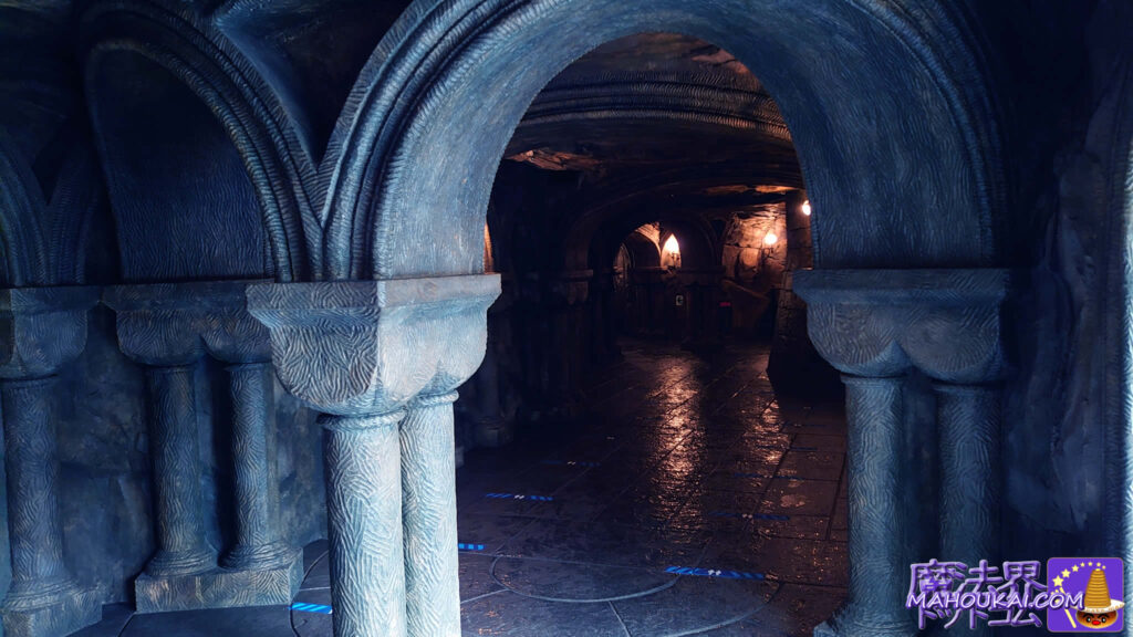 The door to Professor Severus Snape's room｜The statue of the One-Eyed Witch.