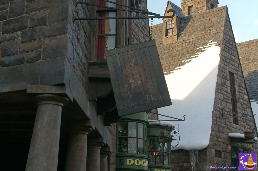 Hog's Head pub Signs and buildings (USJ 'Harry Potter Area').