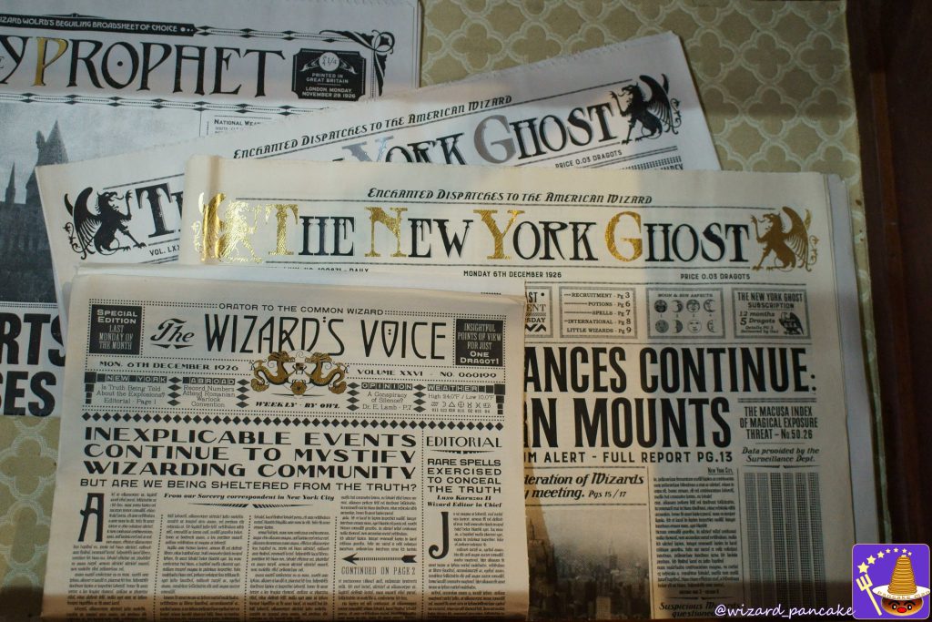 The new york ghost（ニューヨークゴースト）映画ファンタスティック・ビースト　ハリー・ポッター　PROP（映画小道具）ミナリマ大阪