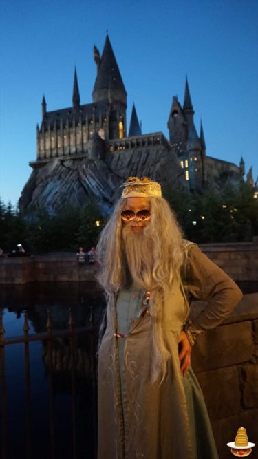 ダンブルドア姿で『ニワトコの杖』を買いにオリバンダーの杖店（ショップ）を訪問♪USJ ハリー・ポッター エリア｜魔法界ドットコム ハリー・ポッター ＆  ファンタスティック・ビースト Harry Potter  Fantastic Beasts ファンサイト