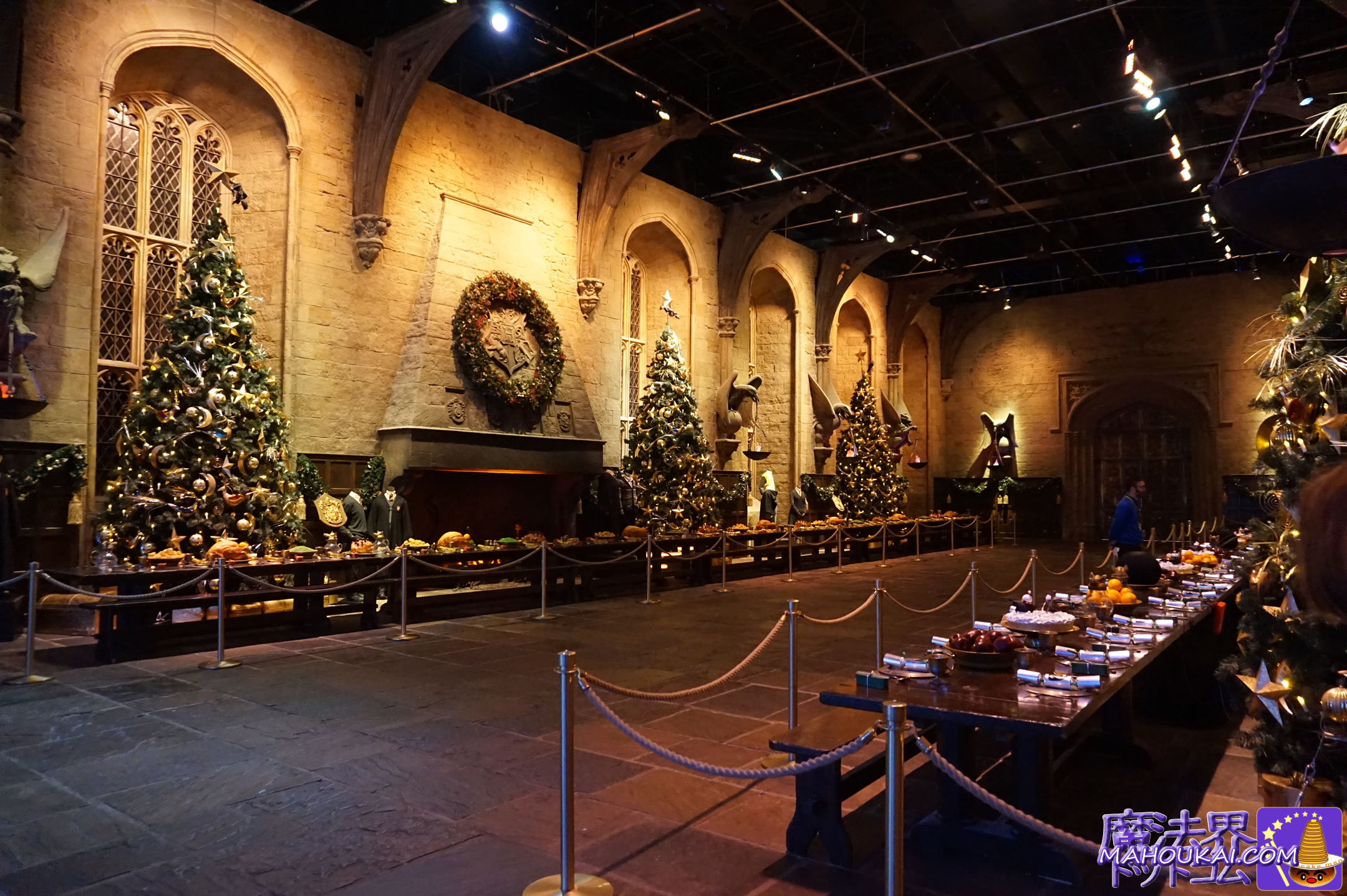 ホグワーツ大広間THE GREAT HALL at Hogwarts ハリー・ポッター スタジオ ツアー ロンドン （イギリス）