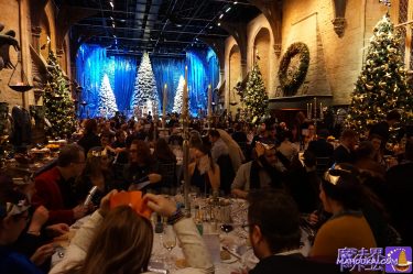 Part 1: Christmas Dinner in Hogwarts Great Hall Experience Report ♪ Harry Potter Studio Tour London "DINNER IN THE GREAT HALL".