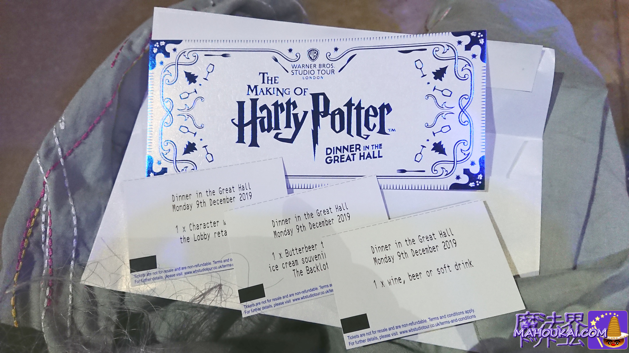 WARNER BROS. STUDIO TOUR LONDON The MAKING OF Harry PotterDINNER IN THE GREAT HALL『ワーナー・ブラザース・スタジオツアー・ロンドン　メイキング・オブ・ハリー・ポッター　ホグワーツ大広間ディナー』のチケット ハリー・ポッター スタジオ ツアー ロンドン （イギリス）