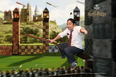 Downloadable photo｜Flight on a Broomstick Harry Potter 'Studio Tour Tokyo'.