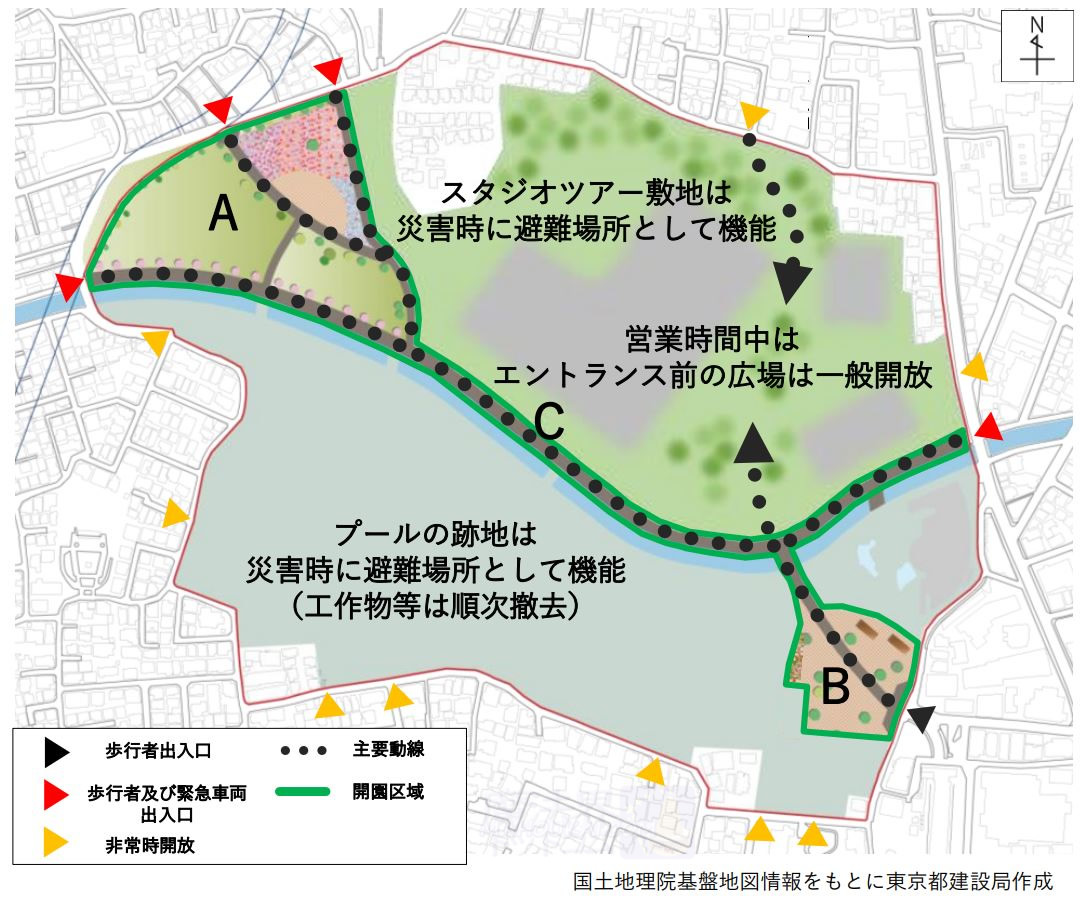 2023 (2023) Harry Potter Studio Tour Tokyo Metropolitan parks in the vicinity are also scheduled to partially open.