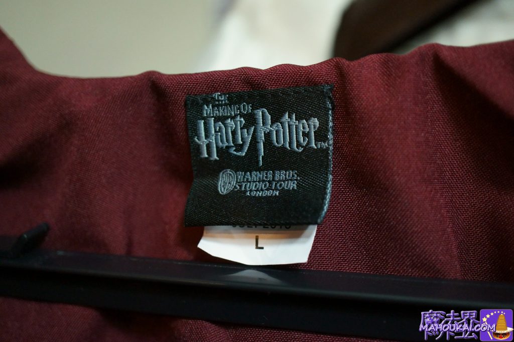 Robe Country of Origin and Tags Harry Potter Studio Tour Gryffindor Robe Made by Warner Bros (Tokyo, London)
