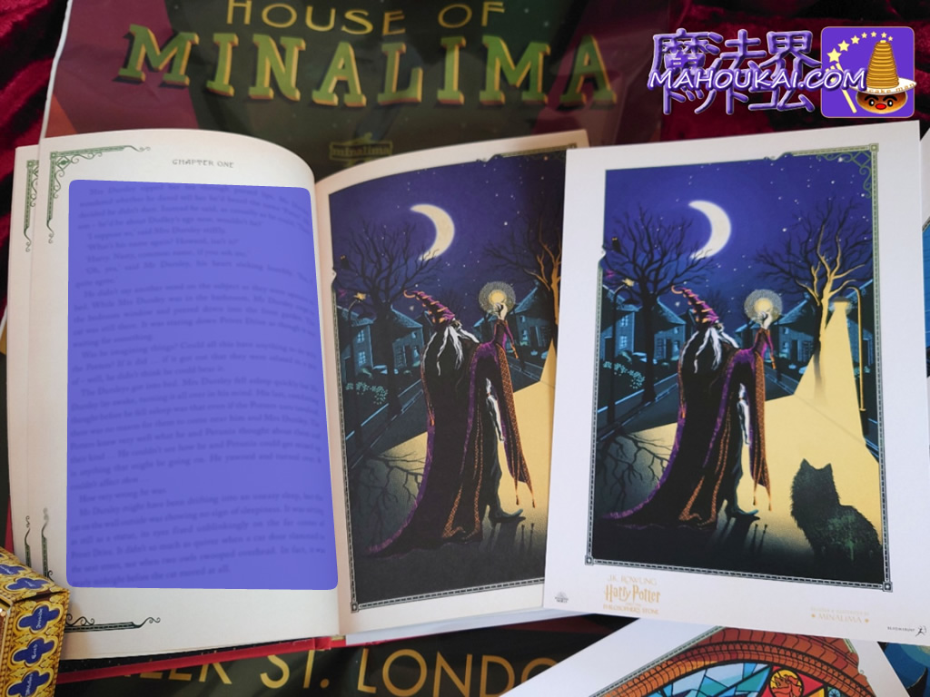 Harry Potter and the Philosopher's Stone MINALIMA Illustrated Book.