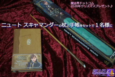 Twitter Follow & RT Giveaway Campaign! Fantabulous Newt Scamander's Wand & Notebook Set until 23:59 on Monday 28 December 2020.
