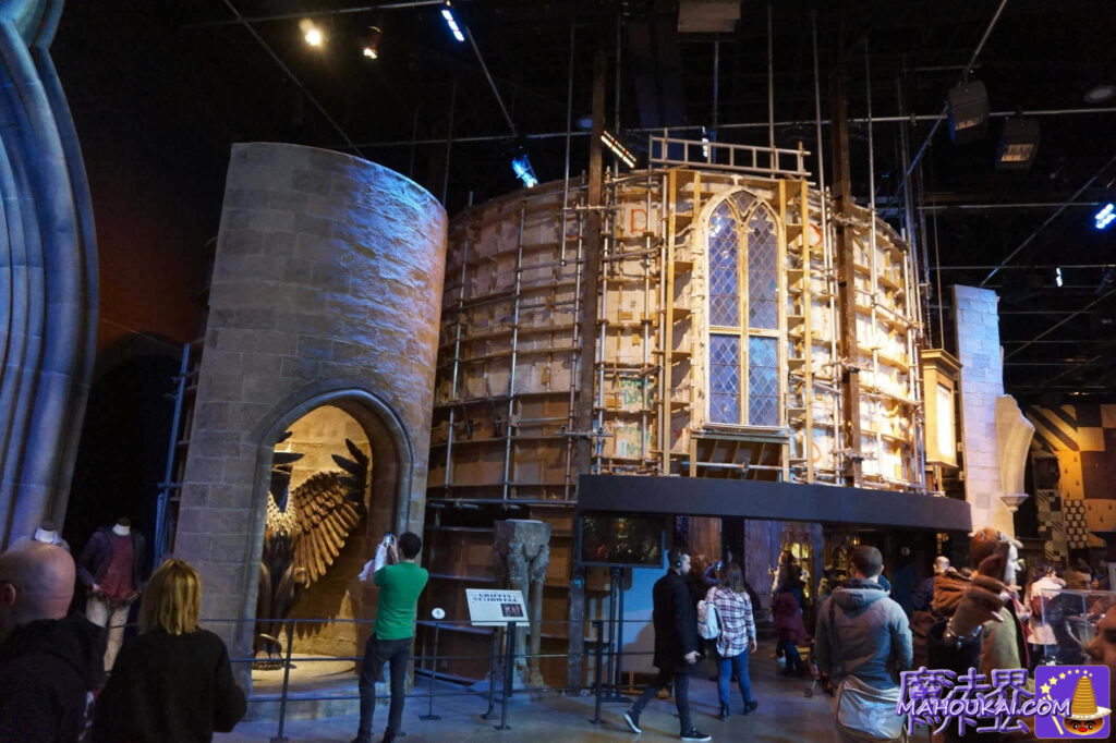 Film set Exterior view of Principal Dumbledore's office (Harry Potter Studio Tour).