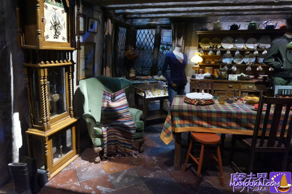 魔法の編み物 隠れ穴（The Burrow）ロンの家 ウィーズリー家（The Weasley Home）ハリー・ポッター　スタジオツアー　ロンドン