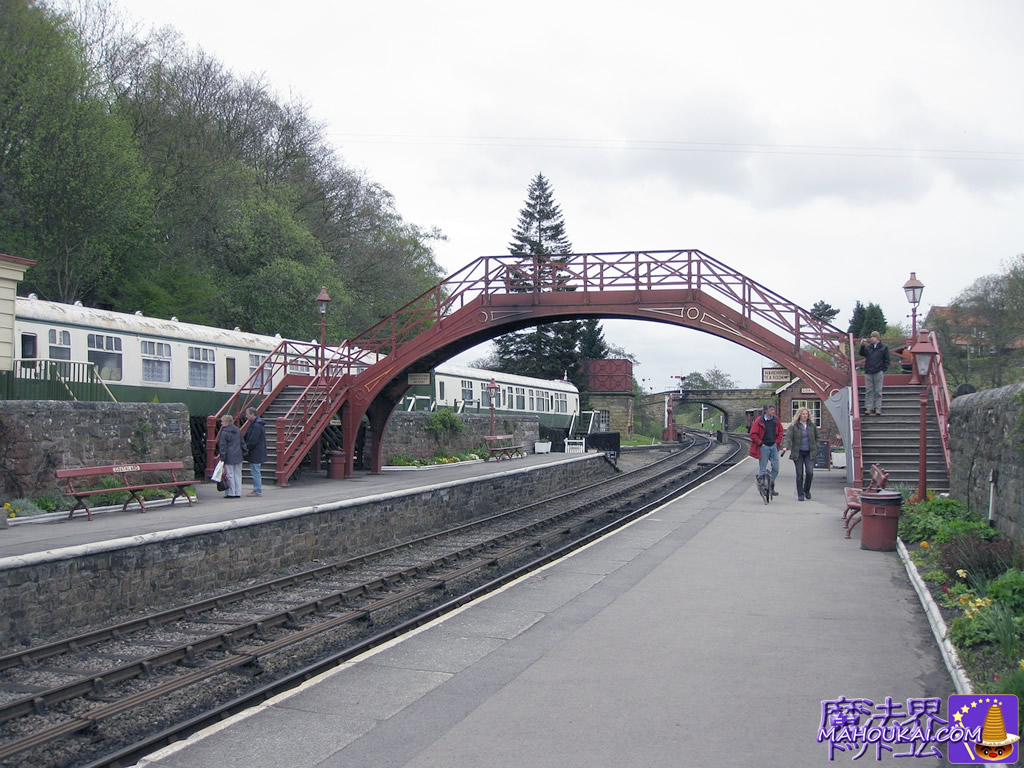 Photo location Hogsmeade Station ride, Gosland Station on the Yorkshire Moors Railway (UK).
