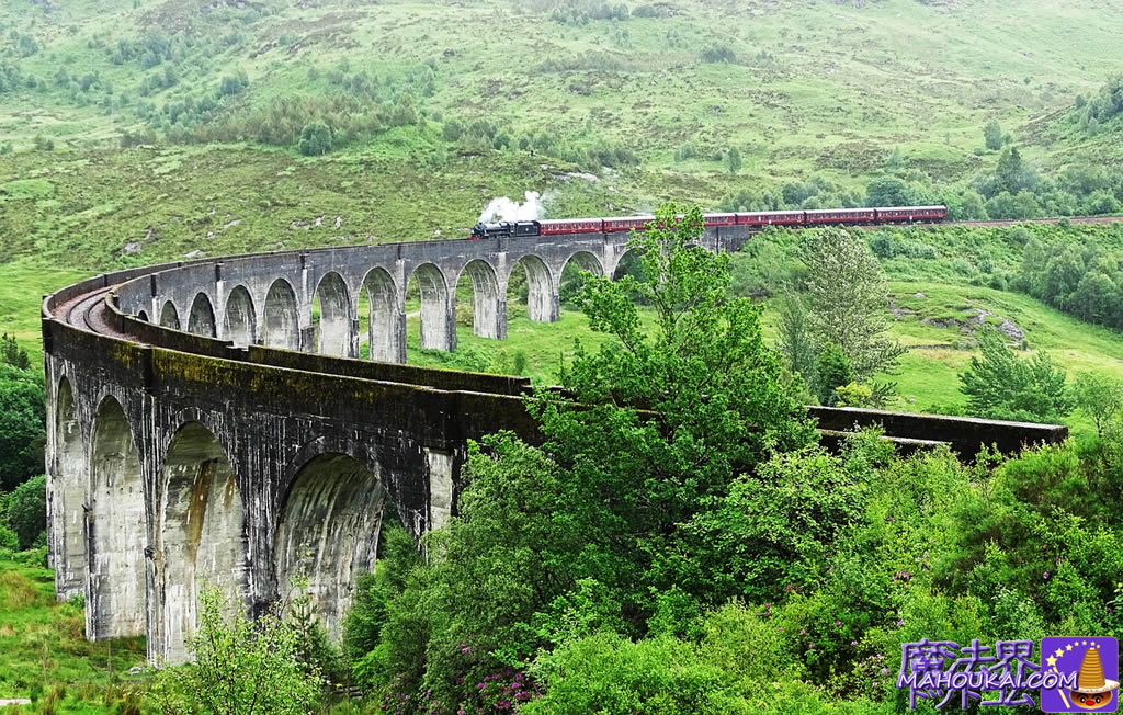 Experience a ride on the Jacobite on the Greffinan overpass, where it was running at the time of filming (UK).