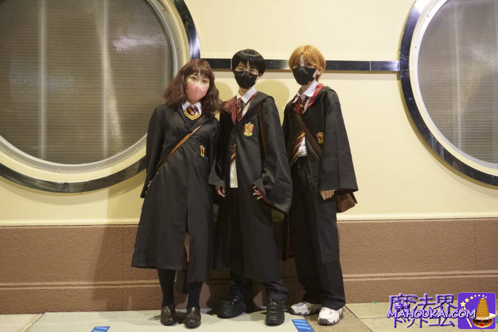 The wonderful trio of Hermione, Harry and Ron Â USJ Harry Potter Fancy Dress & Cosplay 2021.