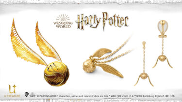 Harry Potter Gold Snitch Necklace, earrings and earrings Available for pre-order until Monday 20 December Ute Leisure Three new jewellery items on sale!