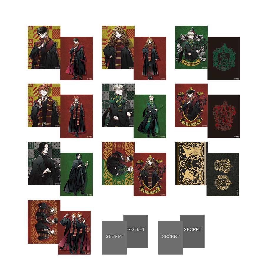 Mahoudkoro New HP Sticker Set Collection Gryffindor Slytherin ver.