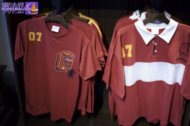 [New] Gryffindor 'G' T-shirt, Lion Face Polo Shirt May 2022 Dervish & Bangs USJ 'Harry Potter Area'.