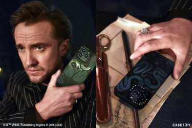 CASETiFY Harry Potter movie featuring actor Tom Felton as Draco Malfoy Collaboration case launch campaign