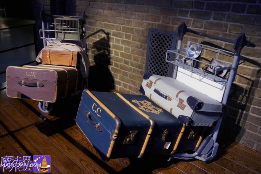 コリン・クリービーのカート｜ホグワーツ・トランクと荷物　ハリー・ポッター スタジオ ツアー ロンドン（イギリス）