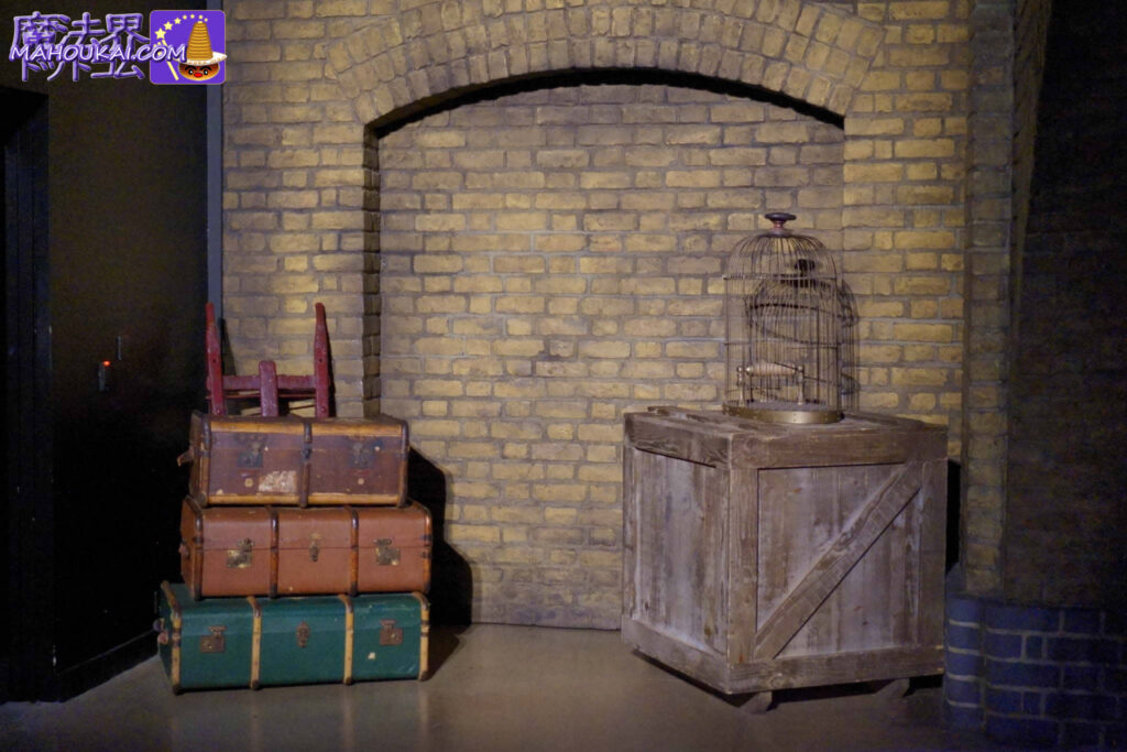 King's Cross Station Area Entrance brick wall Harry Potter Studio Tour London, UK