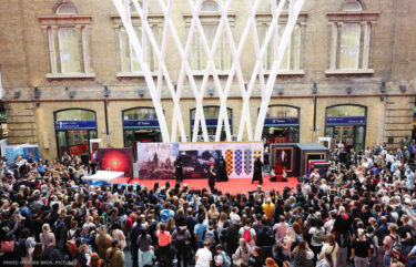 Back To Hogwarts Letter 1 September 2022 London, United Kingdom Kings Cross Station is the place to be for Warner's official Harry Potter events... including a special version of the Wand Dance with the Cursed Child cast.