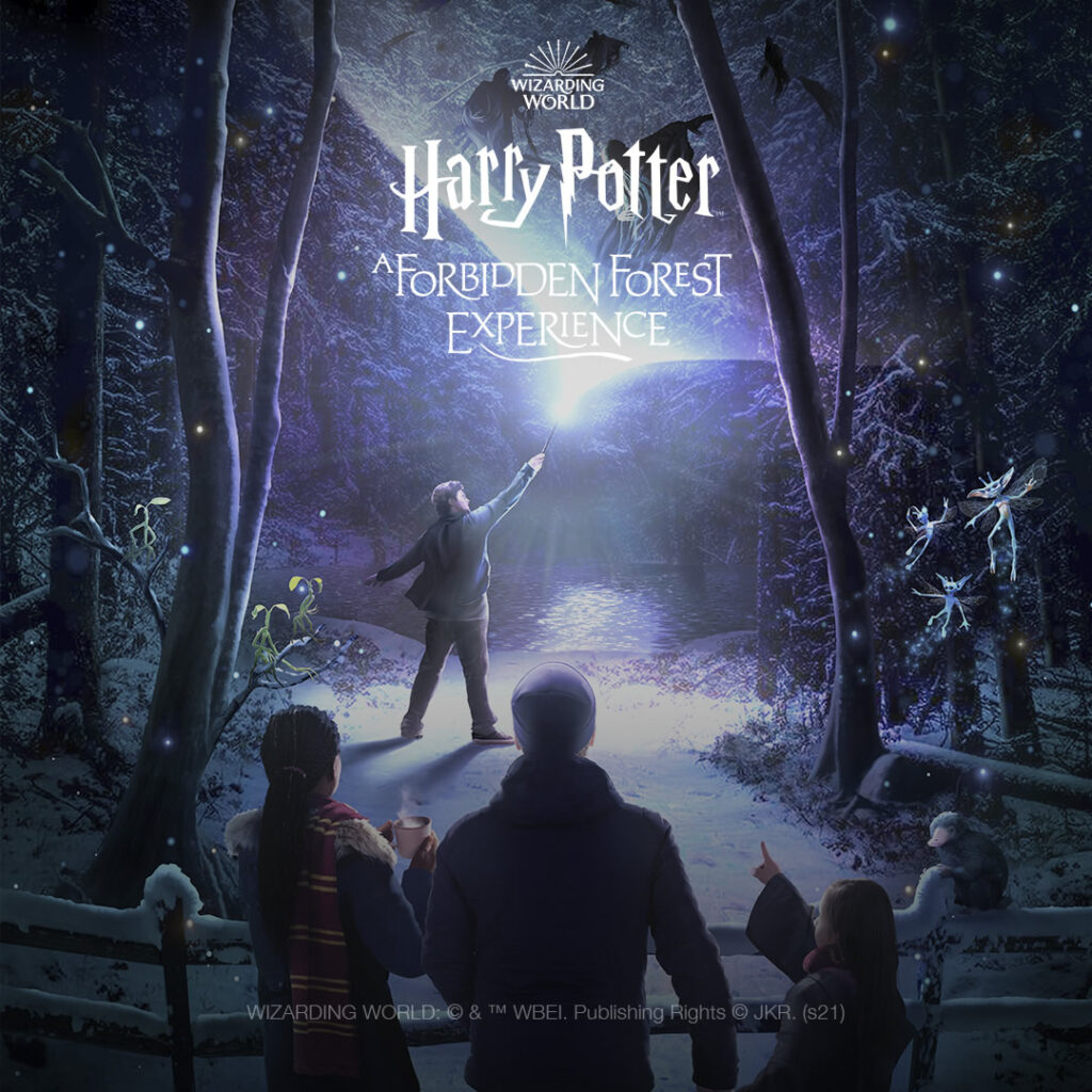 ハリー・ポッター フォービドゥン フォレスト エクスペリエンス 禁じられた森 体験 Harry Potter A Forbidden Forrest Experience 2022年はアメリカ 2つの森とイギリス 2回目開催！
