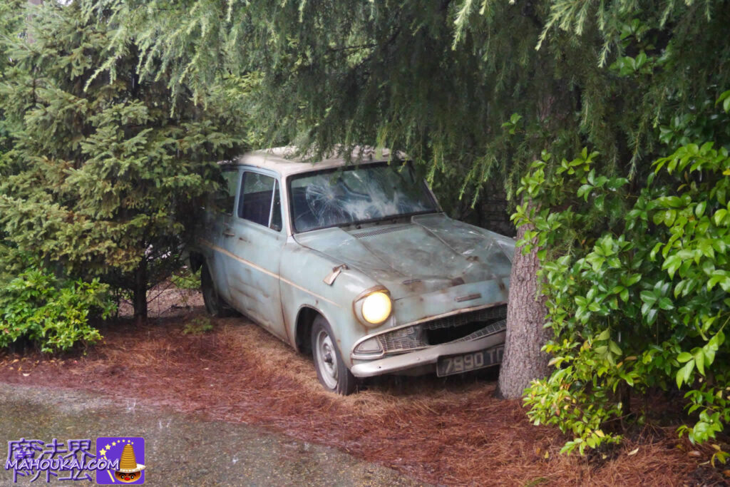 Hidden Spot] Ron's Dad's car｜Flying Ford Anglia｜USJ "Harry Potter Area