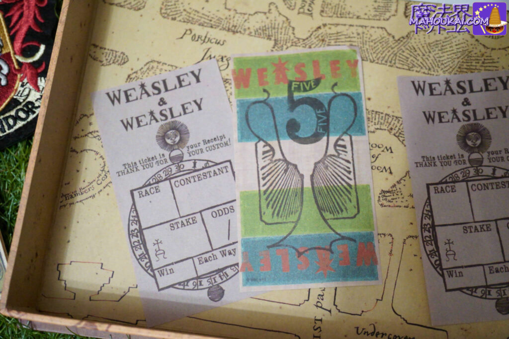 ウィーズリー・ウィザード・ウィーズの製品パッケージ Weasley' Wizard Wheezes product package ロン コレクション ボックス（RON WEASLEY FILM ARTEFACT BOX）ノーブル コレクション ロンの映画小道具レプリカ セット