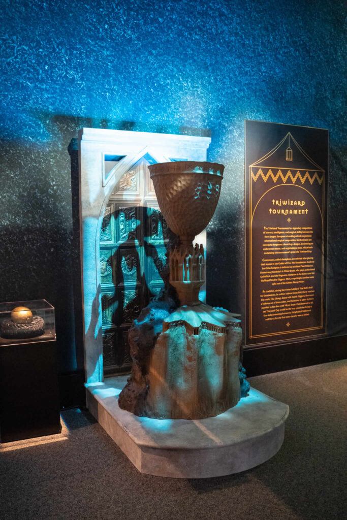 炎のゴブレット「Goblet of Fire」も実寸大で登場！Harry Potter Exhibition ハリー・ポッター展 第二回開催地 アメリカ アトランタ 2022年10月21日～　第三回開催地 オーストリア ウィーン 2022年12月16日～