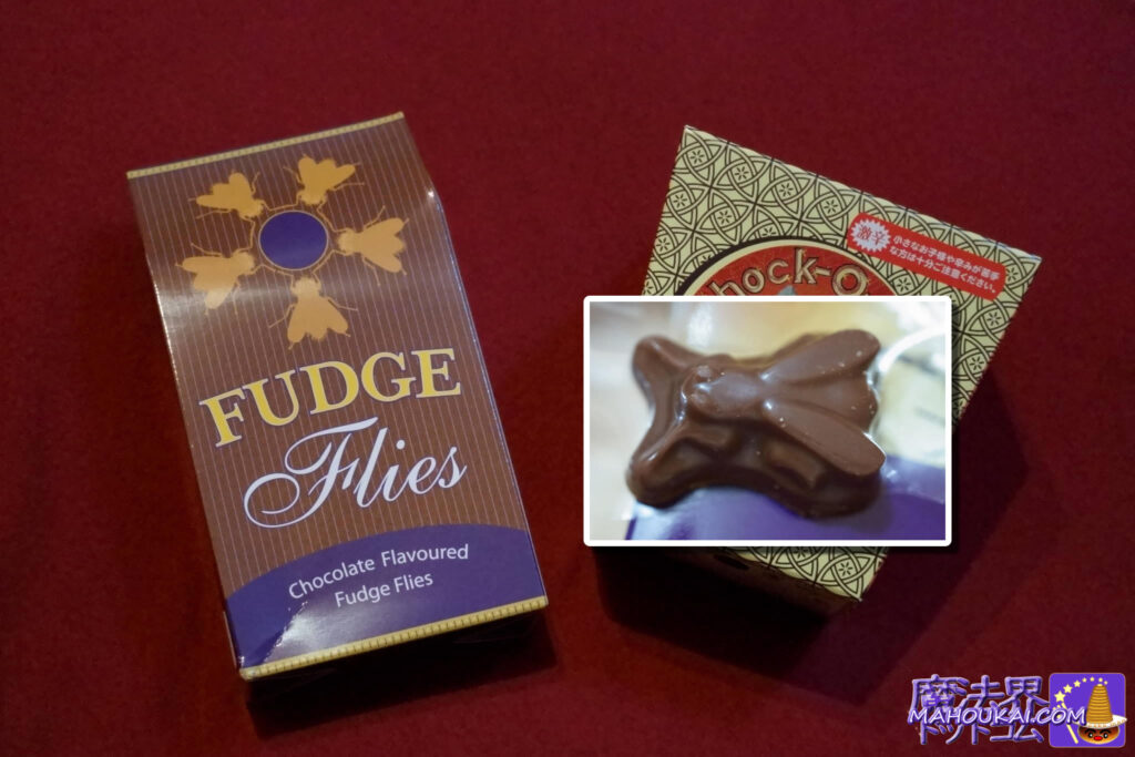FUDGE 魔法界のお菓子 ハエ型ヌガー（ファッジ）はチョコレートじゃ♪ハニーデュークス（USJ 「ハリー・ポッター エリア」）