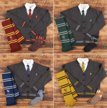 New products】Mahoudokoro Harry Potter dormmates Cardigan｜Socks｜Muffler Three new items in the colours of the four Hogwarts dormitories will be available from 14 October 2022 (Friday)! Harry Potter mahout colo Tokyo Solamachi Open♪