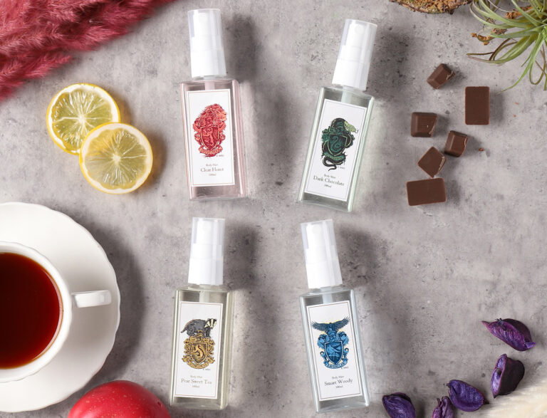 [New product] Harry Potter Maho Dokoro Hogwarts Fourth Dormitory 'Body Mist' Gryffindor, Slytherin, Ravenclaw and Hufflepuff fragrances now available... Friday 23 December 2022.