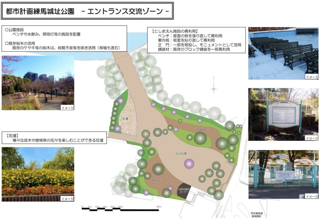 「東京都立練馬城址公園」エントランス交流ゾーン 2023年5月1日 開園