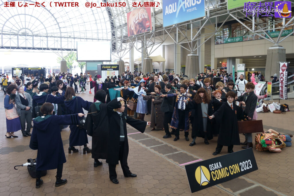 Osaka Comic-Con 2023 Harry Potter & Fantastic Beasts cosplay (fancy dress) group photo (Wizawa Gathering).