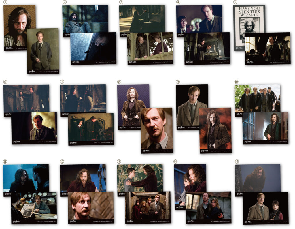 Harry Potter Sirius & Lupin Bromide Collection with 30 patterns [New Products] Harry Potter & Fantastic Beasts Goods MOVIC Mail Order & Animate Online Shop 17 Jun - 30 Jul 2023 Summer Goods Fair 2023.