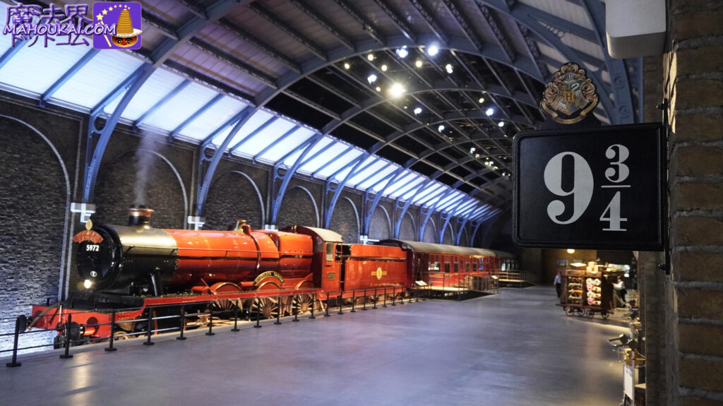 Platforms 9 and ¾ and the Hogwarts Express｜Harry Potter Studio Tour Tokyo (former Toshimaen site) [Visit Report] Exhibition sets & experiences, merchandise Shop & restaurant list