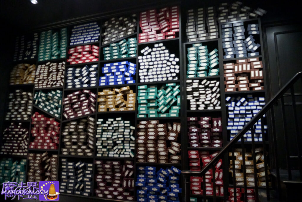 Wand boxes with the names of the cast of the Harry Potter films｜Harry Potter Studio Tour Tokyo (former site of Toshimaen)