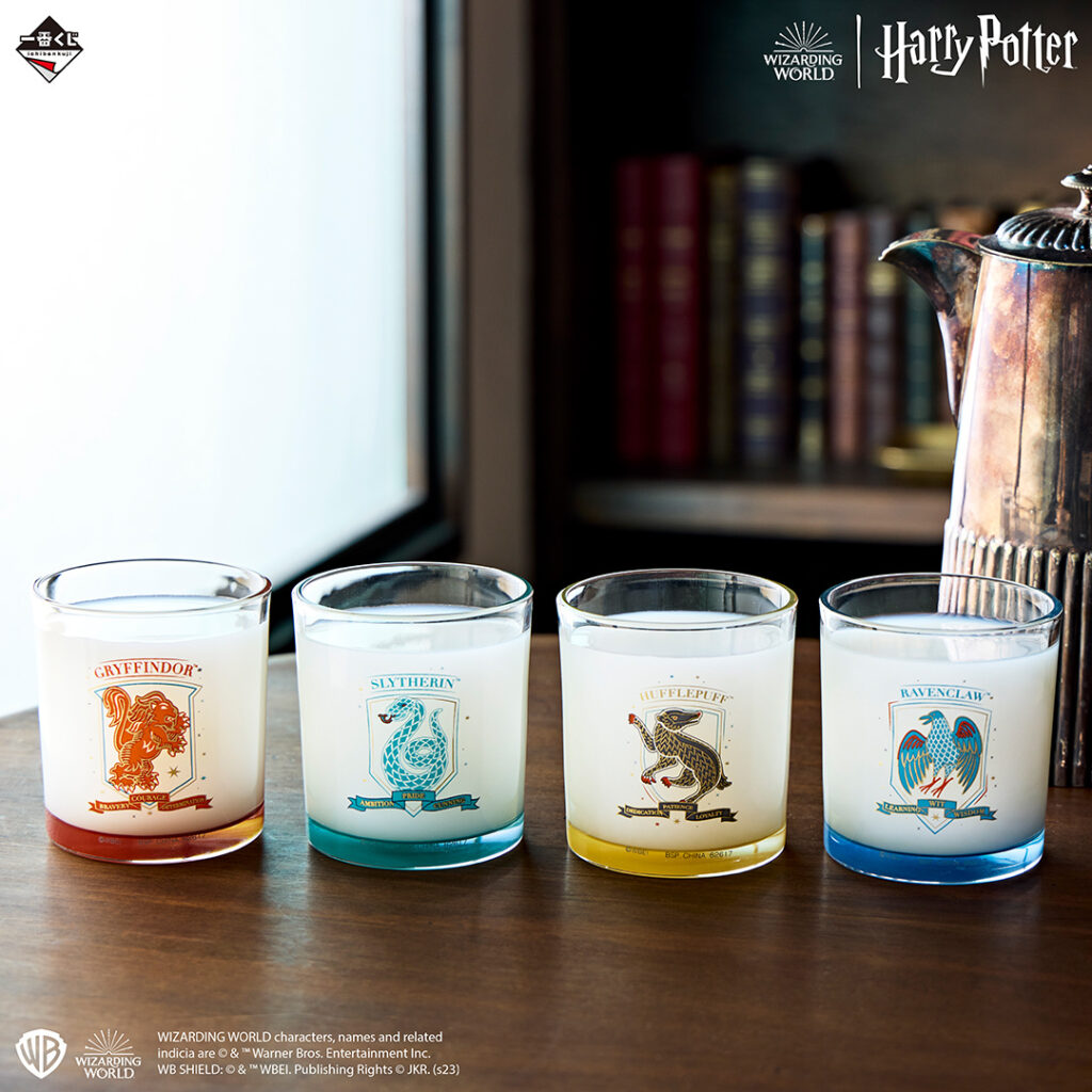 Prize D｜Coloured bottom glass (4 kinds) approx. 8 cm Ichiban Kuji Lottery Harry Potter, Fantastic Beasts 'WIZARDING WORLD' first appeared from 8 July 2023 (Saturday).