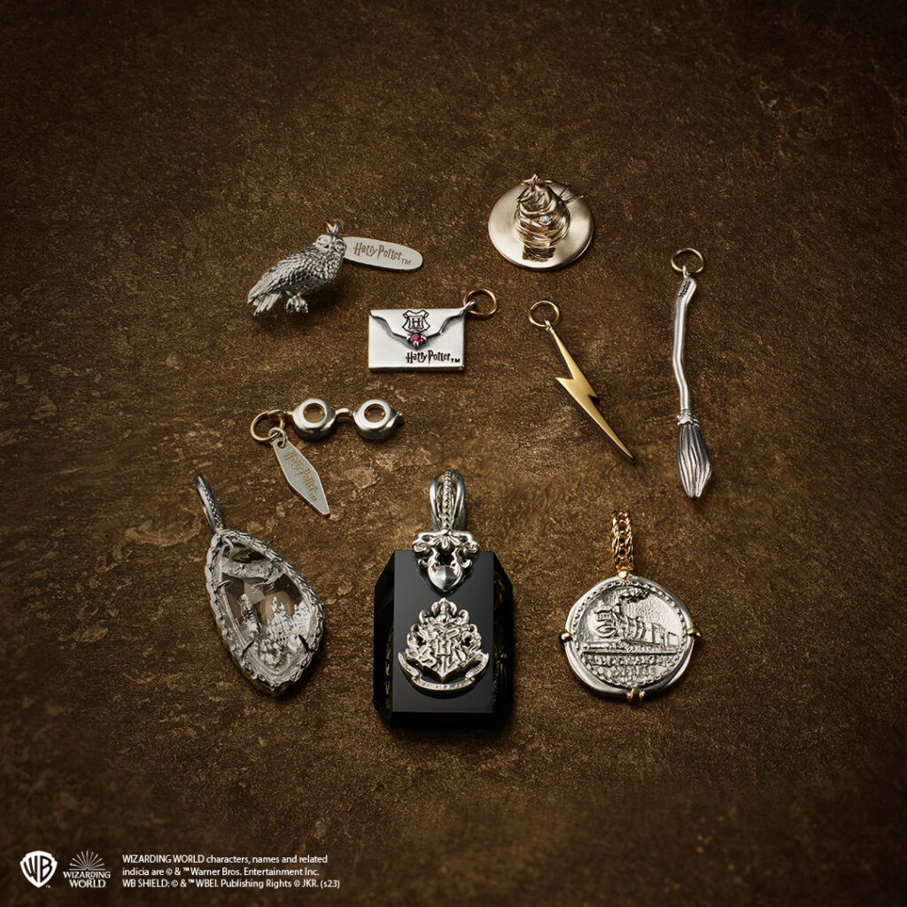 Newly launched: agete x Harry Potter charms agete x Harry Potter character wand rings and Hogwarts and Hedwig charms on sale from 9 June 2023 (Friday).