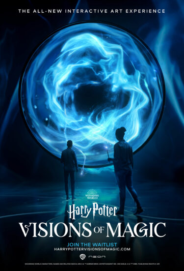 ハリー・ポッター ヴィジョン・オブ・マジック｜魔法界を探検するインタラクティブなアート体験【新イベント】Harry Potter: Visions of Magic ハリー・ポッター： ヴィジョン・オブ・マジック 2023年ヨーロッパでツアー開始♪