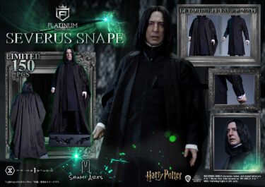 Realistic 'Severus Snape' statue, 55 cm tall, from Prime 1 Studios, available for pre-order from Thursday 24 August 2023.