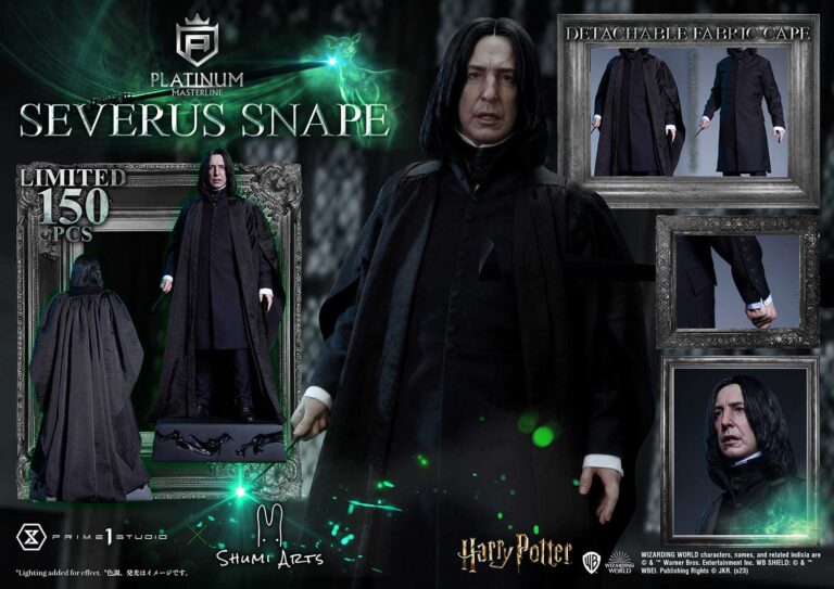 A 55cm tall statue of Severus Snape, as realistic as the Harry Potter character from the Harry Potter films, from Prime 1 Studio's PRIME 1 STATUE.