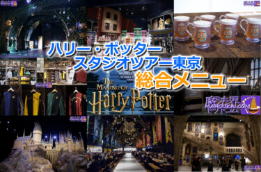 Harry Potter Studio Tour Tokyo (Toshimaen) General menu