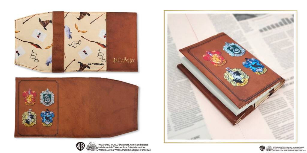 Book covers Hogwarts dormitories｜Harry Potter merchandise for sale exclusively at bookshops Marimo Craft, Friday 1 December 2023 -.