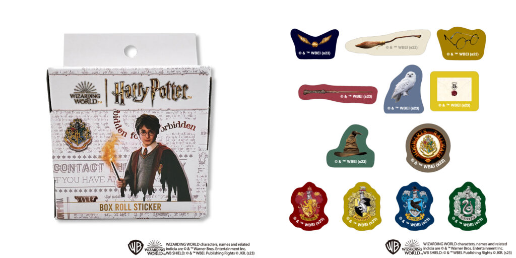 BOX roll sticker icons ｜Harry Potter merchandise available exclusively at bookshops Marimo Craft 1 Dec 2023 (Fri)