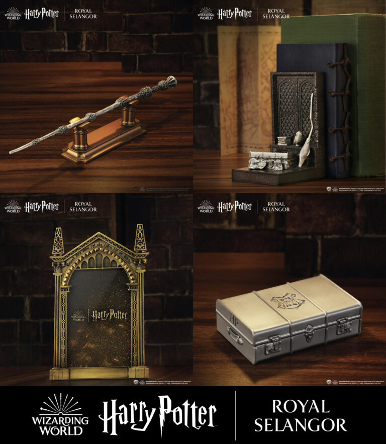 Tokyo Comic-Con 2023 'Harry Potter' Royal Selangor Gold new release â- Warner 100th anniversary DC booth.